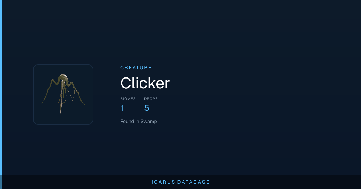 Clicker | Icarus Database