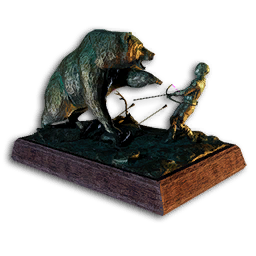 Bronze Bear Statue