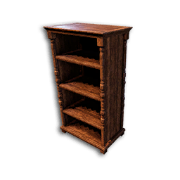 Carved Wood Bookshelf