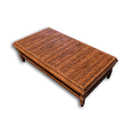 Carved Wood Coffee Table