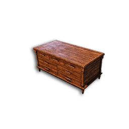 Carved Wood Dresser