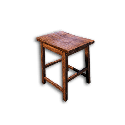 Carved Wood Stool