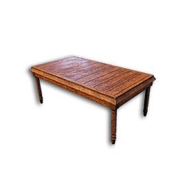 Carved Wood Table