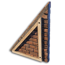 Clay Brick Wall Angle