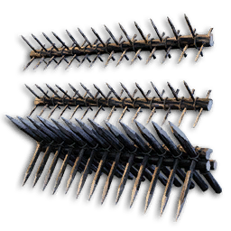 Wood Spikes Fortification