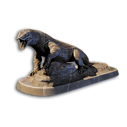 Stone Komodo Statue