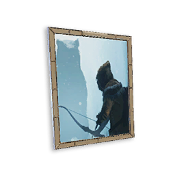 Metallic Framed Painting