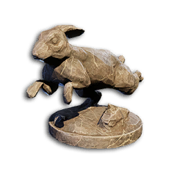 Stone Rabbit Statue