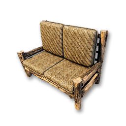 Rustic 2-Seater Couch