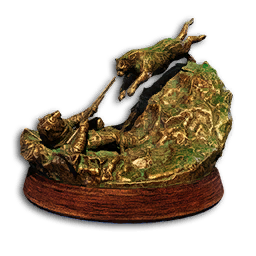 Bronze Snow Leopard Statue