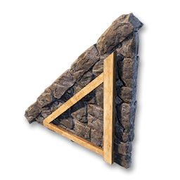 Stone Wall Angled