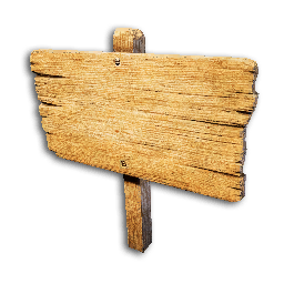 Small Wood Sign