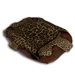 Snow Leopard Skin Animal Bed