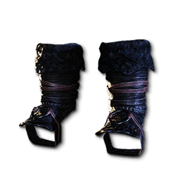 Black Wolf Feet Armor