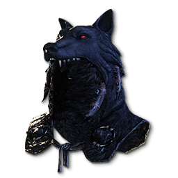 Black Wolf Head Armor