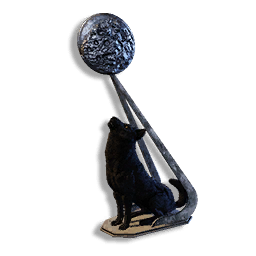 Howling Black Wolf Trophy