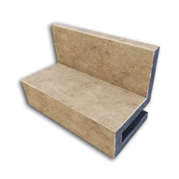 Brutalist Sitting Bench