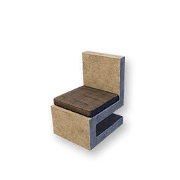 Brutalist Dining Chair