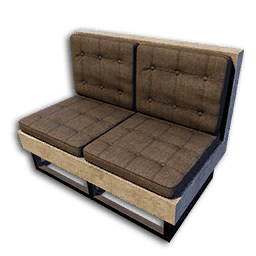 Brutalist 2-Seater Couch