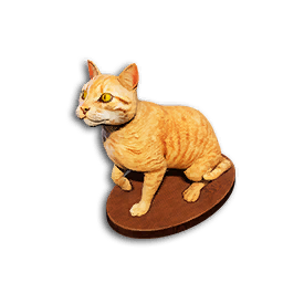 Orange Tabby Cat Trophy