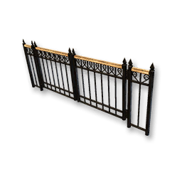 Steel Barred Railing Gate