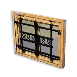 Steel Barred Window