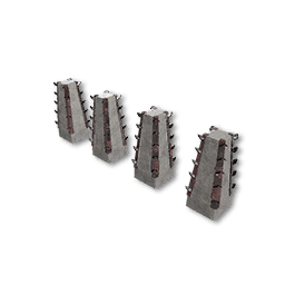Concrete Spikes Fortification