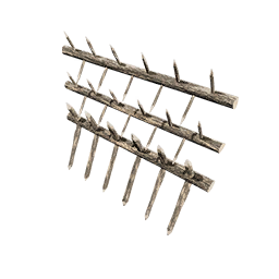Refined Wood Spikes Fortification