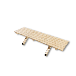 Refined Wood Walkway Fortification
