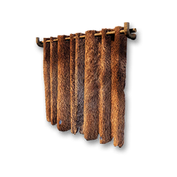 Fur Curtain Window
