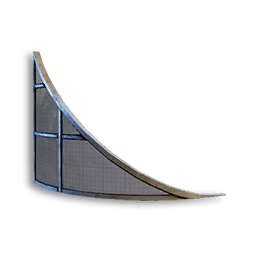 Reinforced Glass Curved Wall Angles