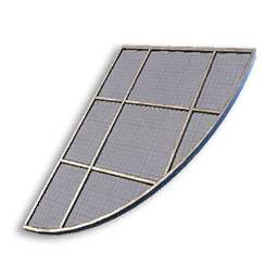 Reinforced Glass Roof Curved Angle