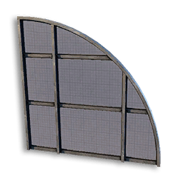 Reinforced Glass Wall/Roof Curved
