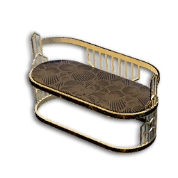 Art Deco 2-Seater Couch