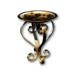 Homestead Gold Bird Bath