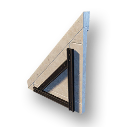 Limestone Wall Angled