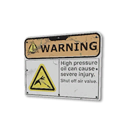 Industrial Sign - Square