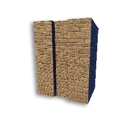 Stone Brick Fireplace Extension