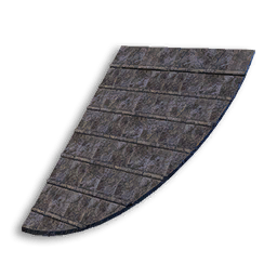Stone Brick Roof Curved Angle